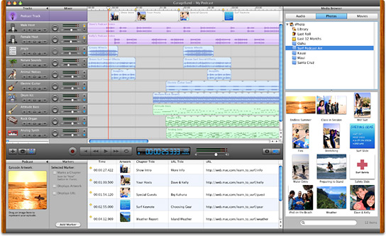 GarageBand Window