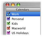 iCal Calendars