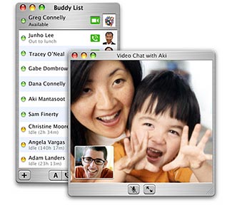 iChat window