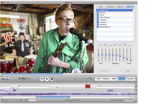 iMovie Window
