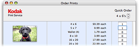 Ordering Prints